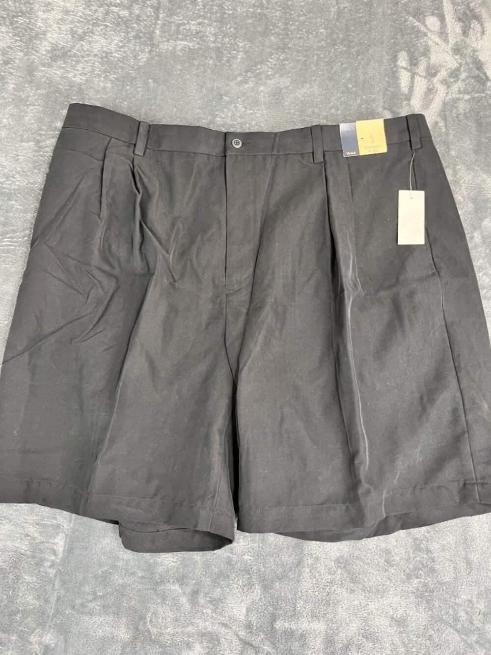 Cypress Club Mens Black Pleated Golf Shorts NWT W44